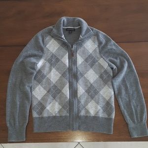 Banana Republic - Argyle Zip Up